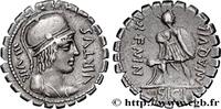 THE REPUBLIC (280 BC to 27 BC) Denier serratus AQUILLIA Rome 71 AC. (20mm, 3,93g, 7h) -