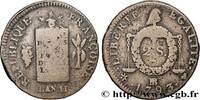 FRANCE 2 sols dit à la table de loi THE CONVENTION Strasbourg 1793 (34mm, 22,91g, 6h) -