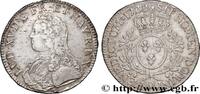 FRANCE Écu aux branches d'olivier, buste habillé LOUIS XV THE BELOVED Lyon 1728 (39,5mm, 29,29g, 6h) -