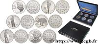 FRANCE Coffret des 6 pièces en Belle Épreuve 1½ Euro / 10 COMMEMORATIVE COINS MONNAIE DE PARIS Paris n.d. (mm, g, 6h) -