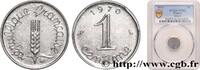 FRANCE 1 centime Épi, avec rebord V REPUBLIC Paris 1970 (15mm, 1,65g, 6h) -