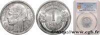 FRANCE 1 franc Morlon, légère PROVISIONAL GOVERNEMENT OF THE FRENCH REPUBLIC Beaumont-Le-Roger 1946 (23mm, 1,3g, 6h) -