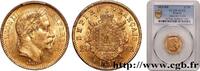 FRANCE 20 francs or Napoléon III, tête laurée SECOND EMPIRE Strasbourg 1865 (21mm, 6,44g, 6h) -