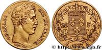 FRANCE 20 francs or Charles X CHARLES X Paris 1827 (21mm, 6,38g, 6h) -