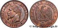 FRANCE Cinq centimes Napoléon III, tête laurée SECOND EMPIRE Paris 1865 (25mm, 4,97g, 6h) -