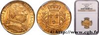 FRANCE 20 francs or Louis XVIII, buste habillé LOUIS XVIII Paris 1814 (21mm, 6,45g, 6h) -