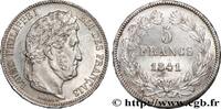 FRANCE 5 francs IIe type Domard 1841 LOUIS-PHILIPPE I Lille 1841 (37mm, ... 210,00 EUR  plus 18,00 EUR verzending