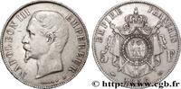 FRANCE 5 francs Napoléon III, tête nue, petit A SECOND EMPIRE Paris 1856 (37mm, 24,92g, 6h) -