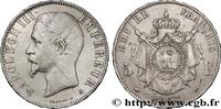 FRANCE 5 francs Napoléon III, tête nue SECOND EMPIRE Paris 1857 (37mm, 24,90g, 6h) -