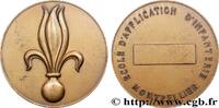 FRANCE Médaille, École d’application d’infanterie ARMÉES ET MILITAIRES 34 - Montpellier n.d. (57mm, 82,41g, 12h) -