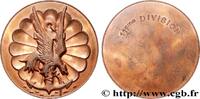 FRANCE Médaille, 11ème brigade parachutiste ARMÉES ET MILITAIRES n.d. (69,5mm, 142,81g, 12h) -