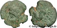 FRANCE Statère en bronze à la tête luniforme GALLIA - SANTONES / MID-WESTERN, Unspecified IIe - Ier siècles avant J.-C. (20mm, 5,74g, 3h) -