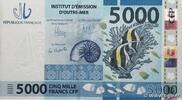 POLYNESIA, FRENCH OVERSEAS TERRITORIES 5000 Francs POLYNESIA, FRENCH OVERSEAS TERRITORIES 5000 Francs 2014 UNC- -