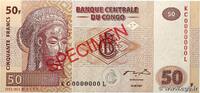 CONGO, DEMOCRATIC REPUBLIC 50 Francs Spécimen CONGO, DEMOCRATIC REPUBLIC 50 Francs Spécimen 2007 UNC- -