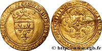 FRANCE Écu d'or à la couronne CHARLES VI LE FOU ou LE BIEN AIMÉ / THE BELOVED or THE MAD Tournai n.d. (27,5mm, 3,63g, 6h) -