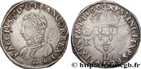 FRANCE Teston, 4e type CHARLES IX Bayonne 1566 (29,5mm, 9,37g, 5h) -