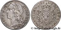 FRANCE Dixième d'écu aux branches d’olivier, tête ceinte LOUIS XV THE BELOVED Paris 1743 (21,5mm, 2,89g, 6h) -