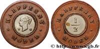 GREAT-BRITAIN - VICTORIA 1/2 Penny Model GREAT-BRITAIN - VICTORIA Londres n.d. (19mm, 2,02g, 12h) -
