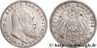 GERMANY - WÜRTTEMBERG 3 Mark Guillaume II GERMANY - WÜRTTEMBERG Stuttgart 1912 (33mm, 16,63g, 12h) -
