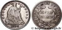 UNITED STATES OF AMERICA 1/2 Dime (5 Cents) Liberté assise UNITED STATES OF AMERICA Philadelphie 1858 (15,5mm, 1,28g, 6h) -