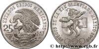 MEXICO 25 Pesos Jeux Olympiques de Mexico MEXICO Mexico 1968 (38mm, 22,58g, 6h) -