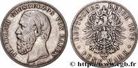 GERMANY - BADEN 5 Mark Frédéric GERMANY - BADEN Karlsruhe 1876 (38mm, 27,54g, 12h) -