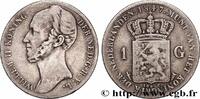 NETHERLANDS 1 Gulden Guillaume II NETHERLANDS Utrecht 1847 (28mm, 9,62g, 6h) -