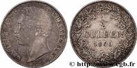 GERMANY - WÜRTTEMBERG 1/2 Gulden Guillaume Ier GERMANY - WÜRTTEMBERG Stuttgart 1850 (24mm, 5,24g, 12h) -