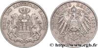 GERMANY - FREE CITY OF HAMBURG 5 Mark GERMANY - FREE CITY OF HAMBURG Hambourg 1908 (38mm, 27,76g, 12h) -