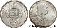 HUNGARY 2 Pengo 300e anniversaire de François II Rákóczi HUNGARY Budapest 1935 (27mm, 10,06g, 12h) -