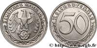 GERMANY 50 Reichspfennig aigle et svastika GERMANY Karlsruhe 1939 (20mm, 3,50g, 12h) -