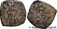 FRANCE Liard NAVARRE-BÉARN - ANTHONY OF BOURBON AND JOAN OF ALBRET n.d. (14,5mm, 0,98g, 2h) -
