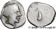 FRANCE Hémiobole à la tête de satyre et à la corne MASSALIA - MARSEILLE 410-336 BC. (9,5mm, 0,17g, h) VF/XF