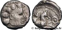 Denier à la lyre c. avant 52 AC. FRANKREICH GALLIEN - NORDGALLIEN - ÆDUI (BIBRACTE, Region die Mont-Beuvray) Autun (71) c. avant 52 AC. (13mm, 1,...