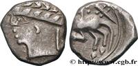 FRANCE Denier au cheval galopant et au “caducée” GALLIA - ALLOBROGES (Dauphiné area) Ier siècle avant J.-C. (12,5mm, 2,25g, 12h) AU