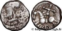 FRANCE Denier à la croisette et à la rouelle EDUENS, ÆDUI (BIBRACTE, Area of the Mont-Beuvray) Autun (71) c. 80-50 AC. (12,5mm, 1,88g, 9h) XF/AU