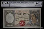 DJIBOUTI 20 Francs Spécimen 1941 UNC