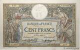 100 Francs LUC OLIVIER MERSON grands cartouches 1924 FRANKREICH FRANKREICH 100 Francs LUC OLIVIER MERSON grands cartouches 1924 SS SS