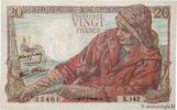 FRANCE 20 Francs PÊCHEUR FRANCE 20 Francs PÊCHEUR 1945 AU- -