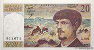 FRANCE 20 Francs DEBUSSY FRANCE 20 Francs DEBUSSY 1980 UNC -