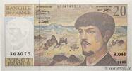 FRANCE 20 Francs DEBUSSY à fil de sécurité 1993 UNC-