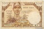 FRANCE 100 Francs TRÉSOR PUBLIC 1955 VG