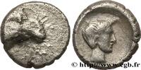 Classic 1 (480 BC to 400 BC) Hemiobole CARIA - ANONYMOUS Halicarnasse, Carie c. 395-377 AC. (6,5mm, 0,32g, 3h) -