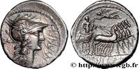 THE REPUBLIC (280 BC to 27 BC) Denier MANLIA Italie 82 AC. (18,5mm, 3,73g, 12h) -