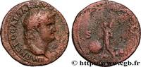 THE JULIO-CLAUDIANS (27 BC to 69 AD) As NERO Lyon 66 (28mm, 10,71g, 6h) -