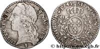 FRANCE Dixième d'écu aux branches d’olivier, tête ceinte LOUIS XV THE BELOVED Rennes 1741 (21mm, 2,88g, 6h) -