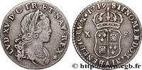 FRANCE X sols de Navarre LOUIS XV THE BELOVED Paris 1719 (20mm, 2,02g, 6h) -