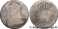 FRANCE Demi-écu aux branches d'olivier, buste habillé LOUIS XV THE BELOVED Caen 1732 (32mm, 13,67g, 6h) -