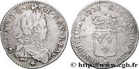 FRANCE Sixième d'écu de France LOUIS XV THE BELOVED Tours 1721 (24mm, 3,98g, 6h) -