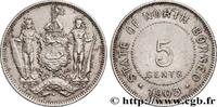 MALAYSIA - BRITISH NORTH BORNEO 5 Cents État de la Bornéo du Nord MALAYSIA - BRITISH NORTH BORNEO Heaton 1903 (28,1mm, 7,20g, 12h) -